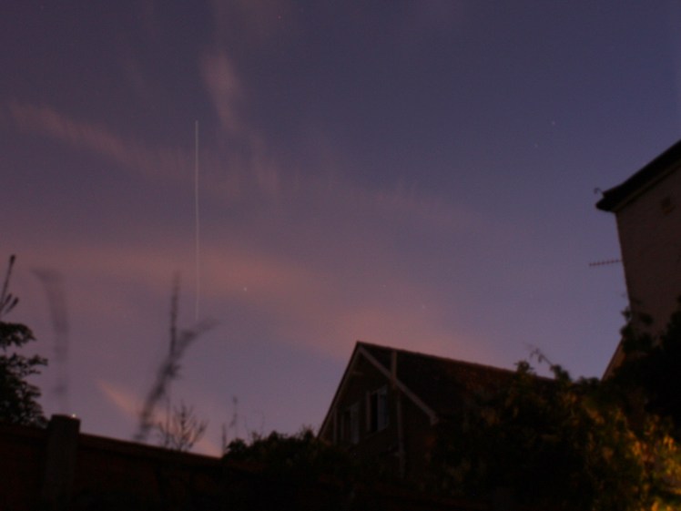 ISS appears in the West
