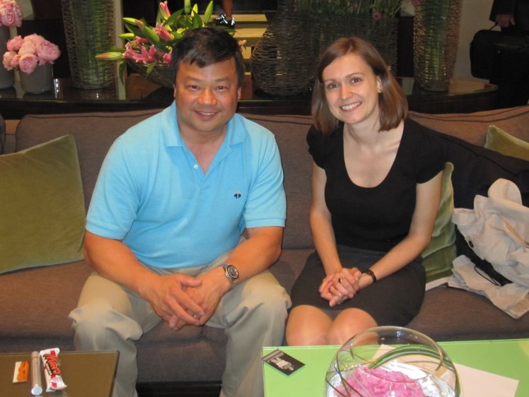 Leroy Chiao and Kate Arkless Gray Leroy Chiao and Kate Arkless Gray