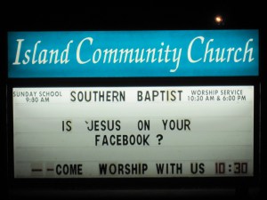 Is Jesus on your Facebook?
