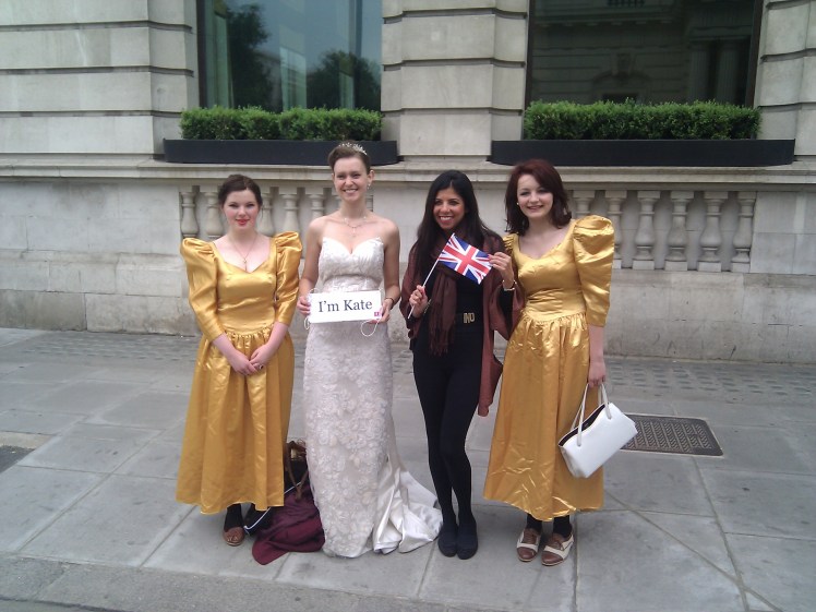 Rose and Martha, my temporary bridesmaids