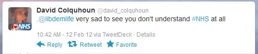 David Colquhoun tweet